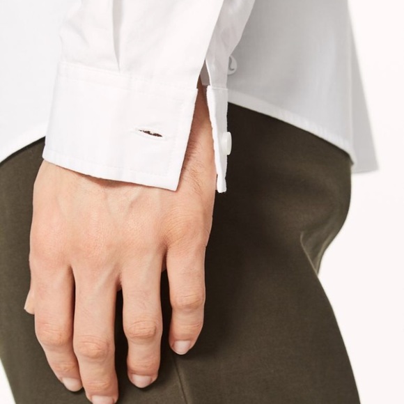 NWT WHITE LULULEMON RECOMMISSION LONG SLEEVE - - M - Picture 3 of 6